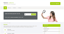 Desktop Screenshot of optiek-vinden.be